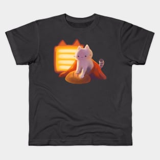 Warm Kitty Kneading Bread Kids T-Shirt